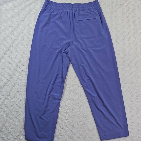 Athleta Size 10 NWOT Womens Arrival Straight Leg Ankle Lounge Pants Adonis Blue - Picture 7 of 11